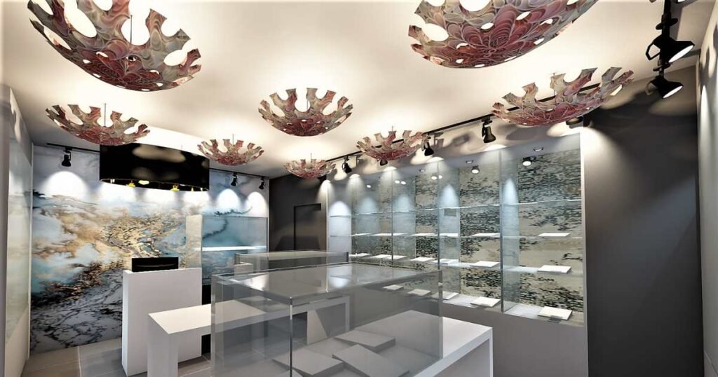 Juvelyrikos parduotuve Londone projektas